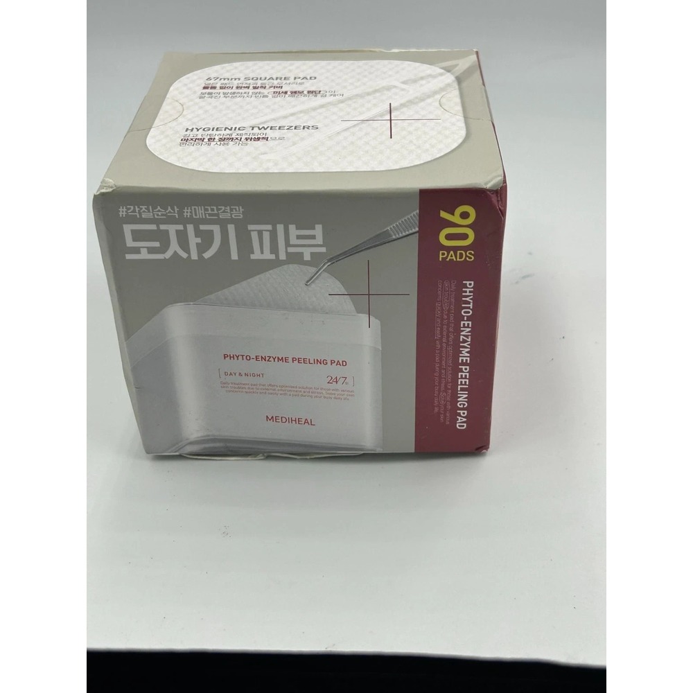 MEDIHEAL  Phyto-Enzyme Peeling Toner Pad [90 pad] NEW